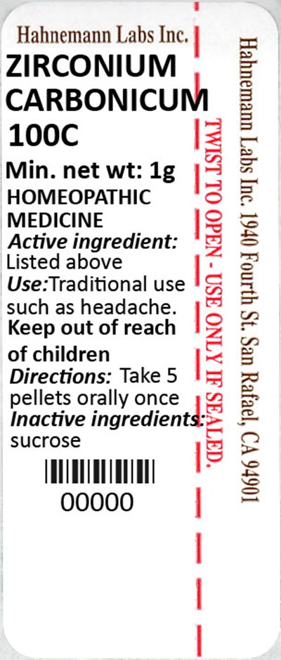 Zirconium Carbonicum 100C 1g - Zirconium Carbonicum 100C 1g